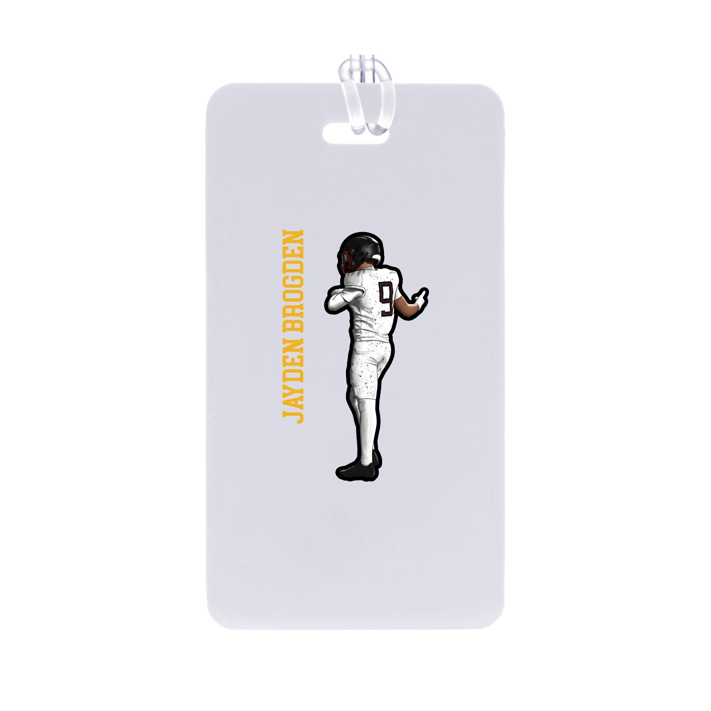 Bag Tag — Name Vertical in Classic