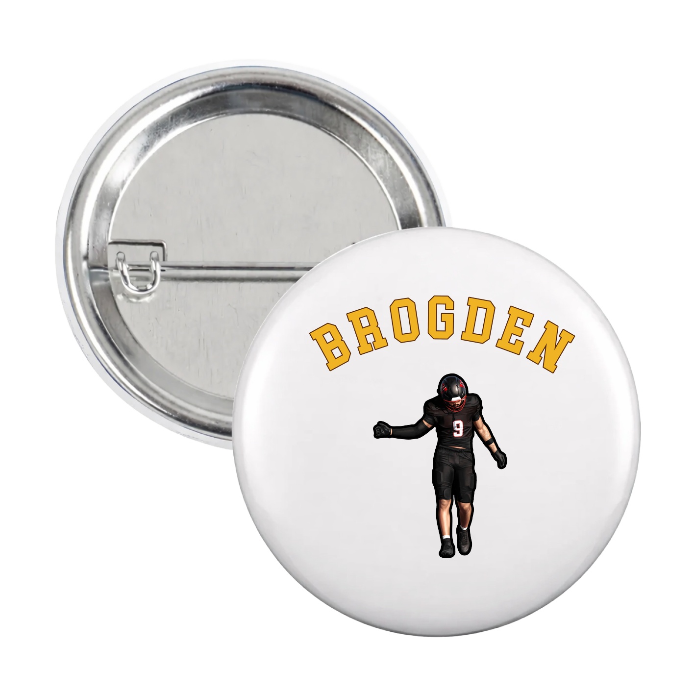 Game Day Button — Shirsey Arch in White
