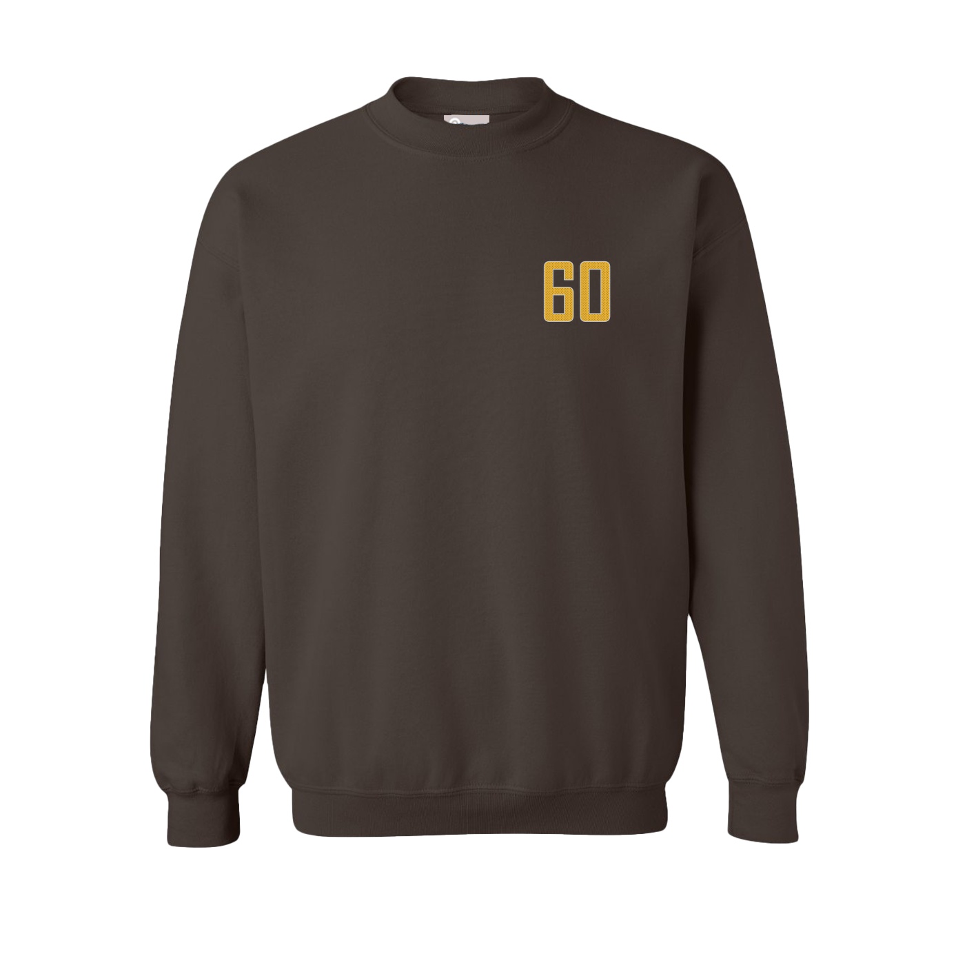 Fleece Crew — Front Shirsy in Brown