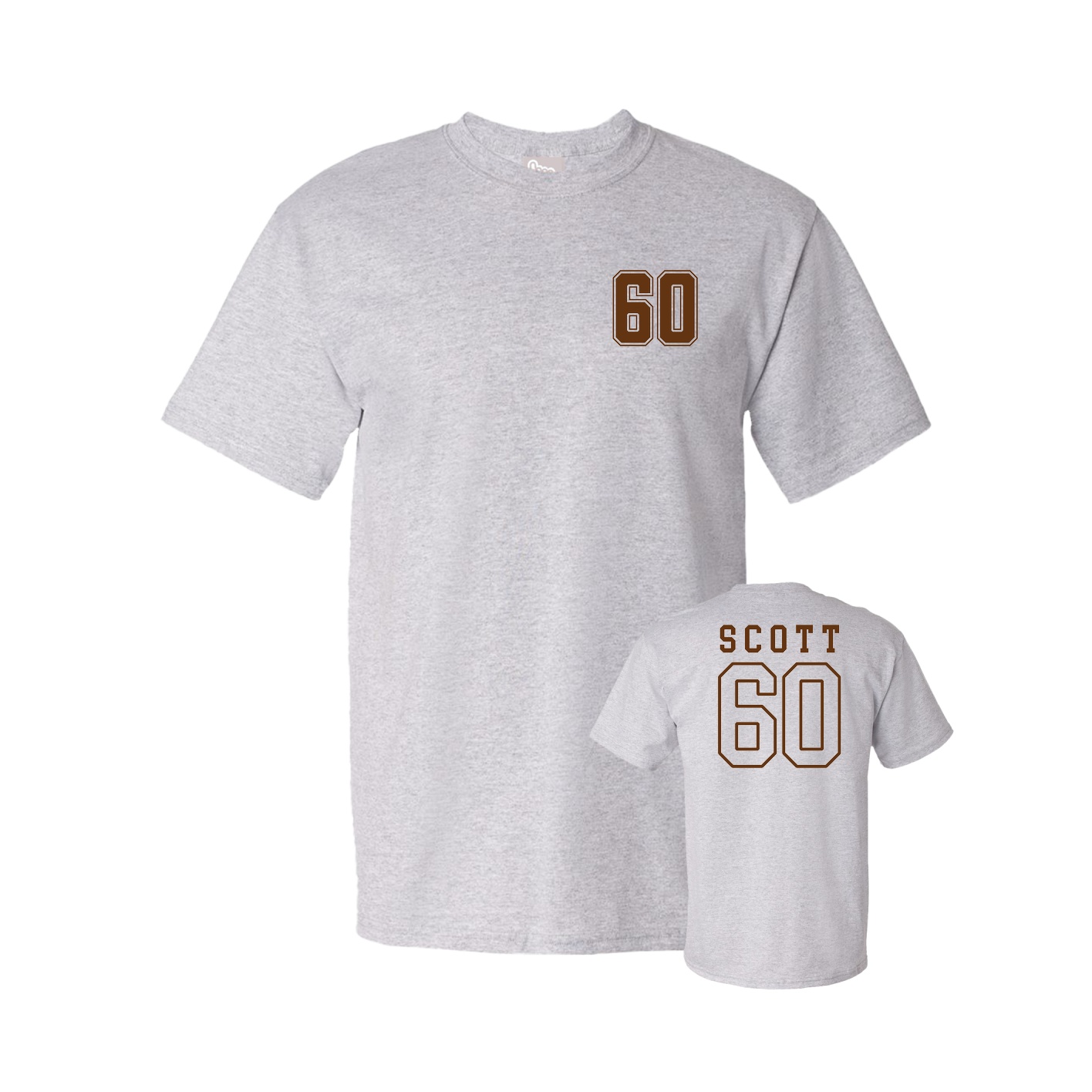Tee — Chest Back in Grey