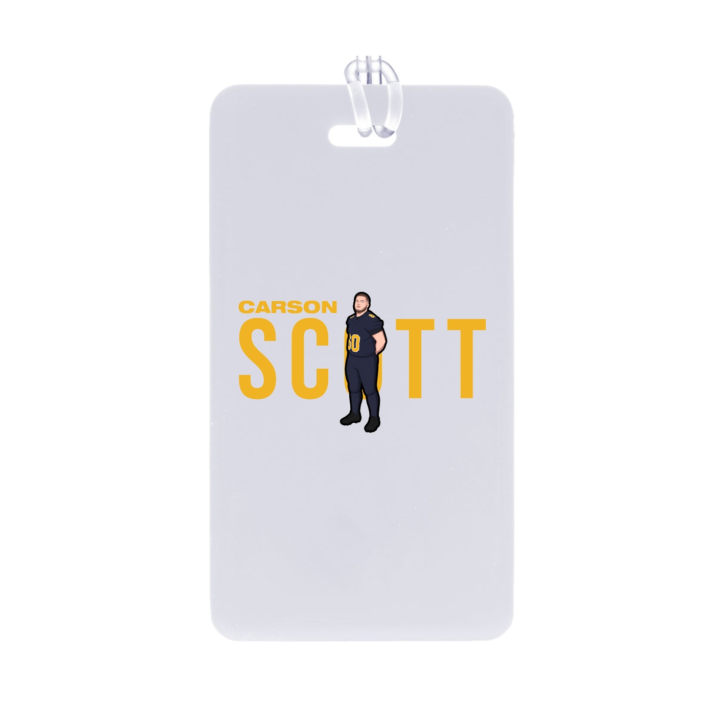 Bag Tag — Player Name in Classic
