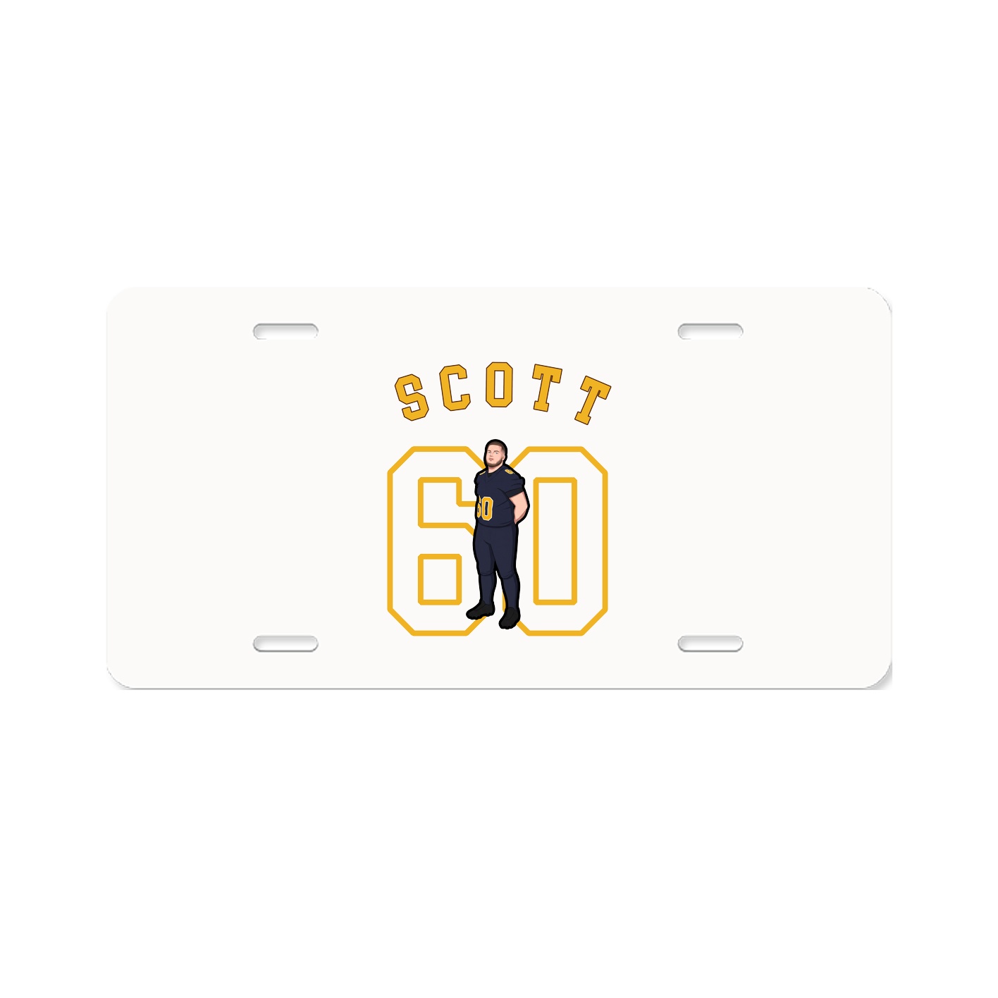 License Plate — Shirsey Arch in Classic