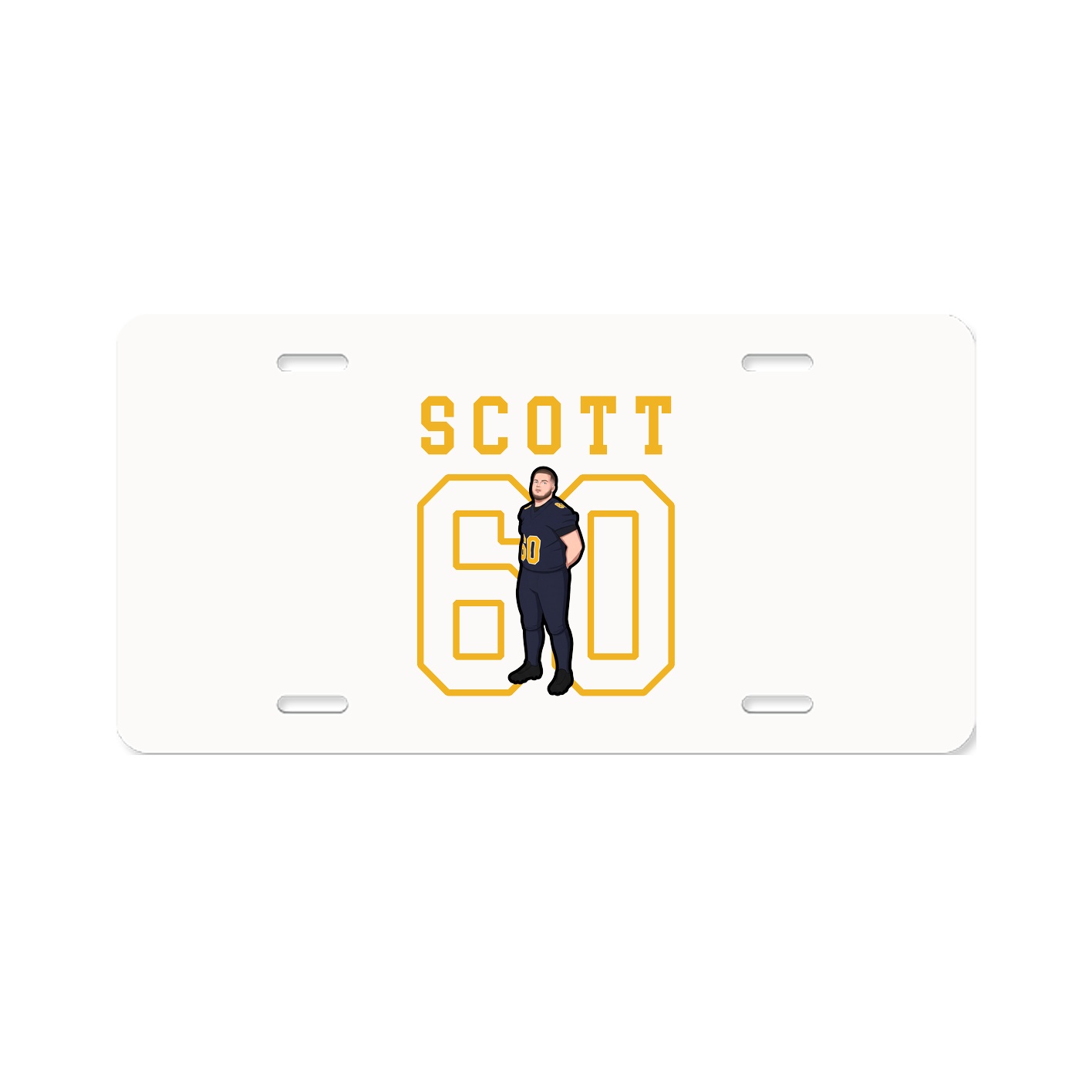 License Plate — Shirsey in Classic