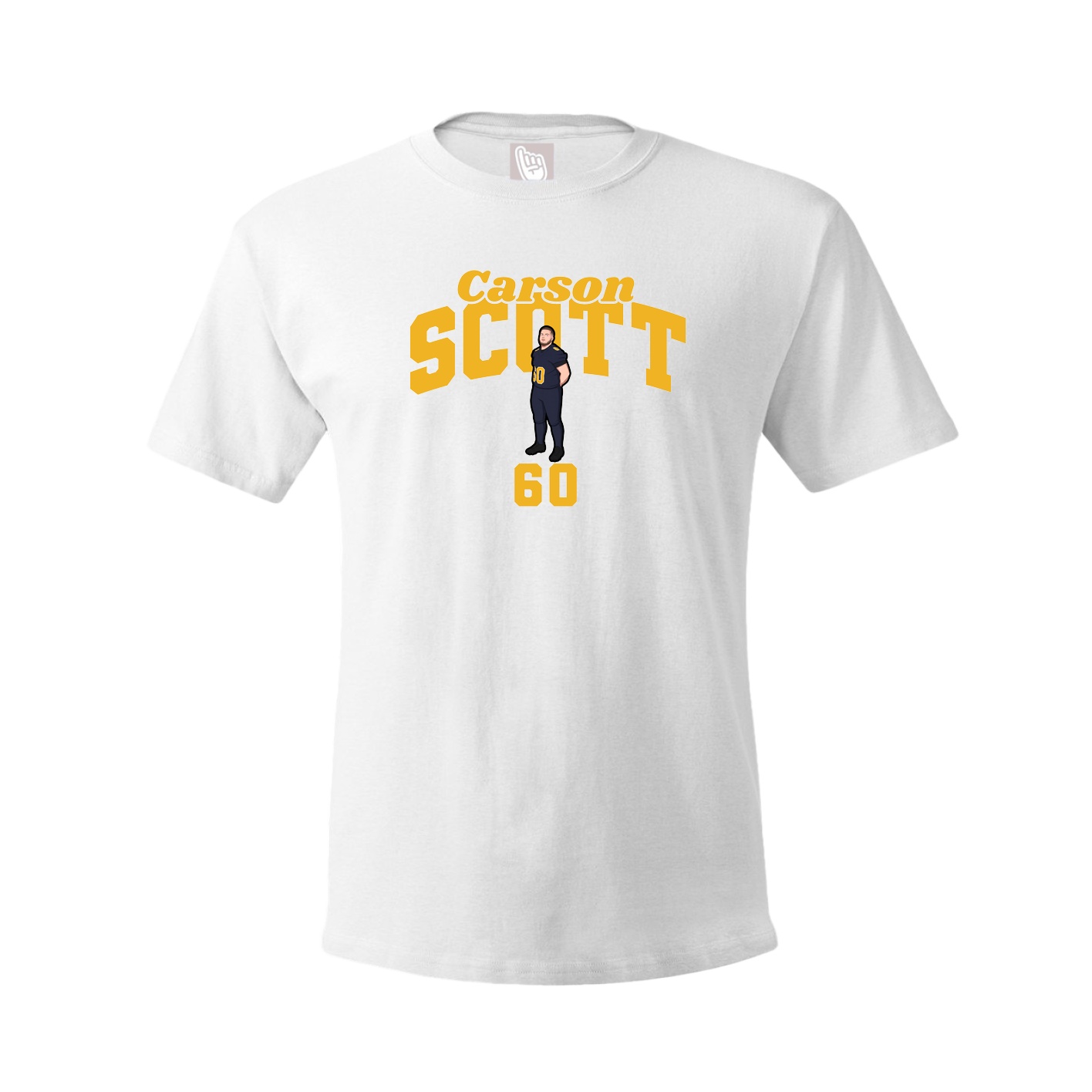 Youth Tee — Signature Arch in White