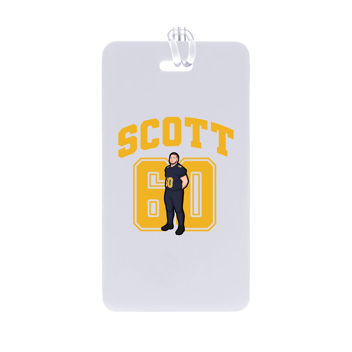 Bag Tag — Number in Classic
