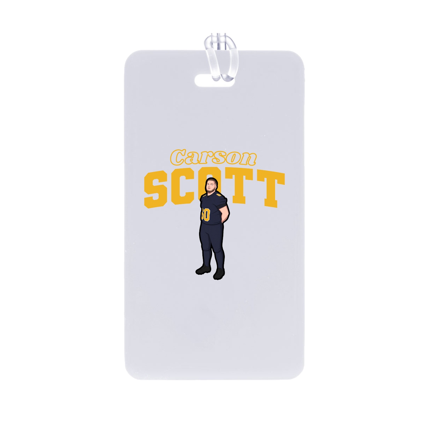 Bag Tag — Name Arch in Classic