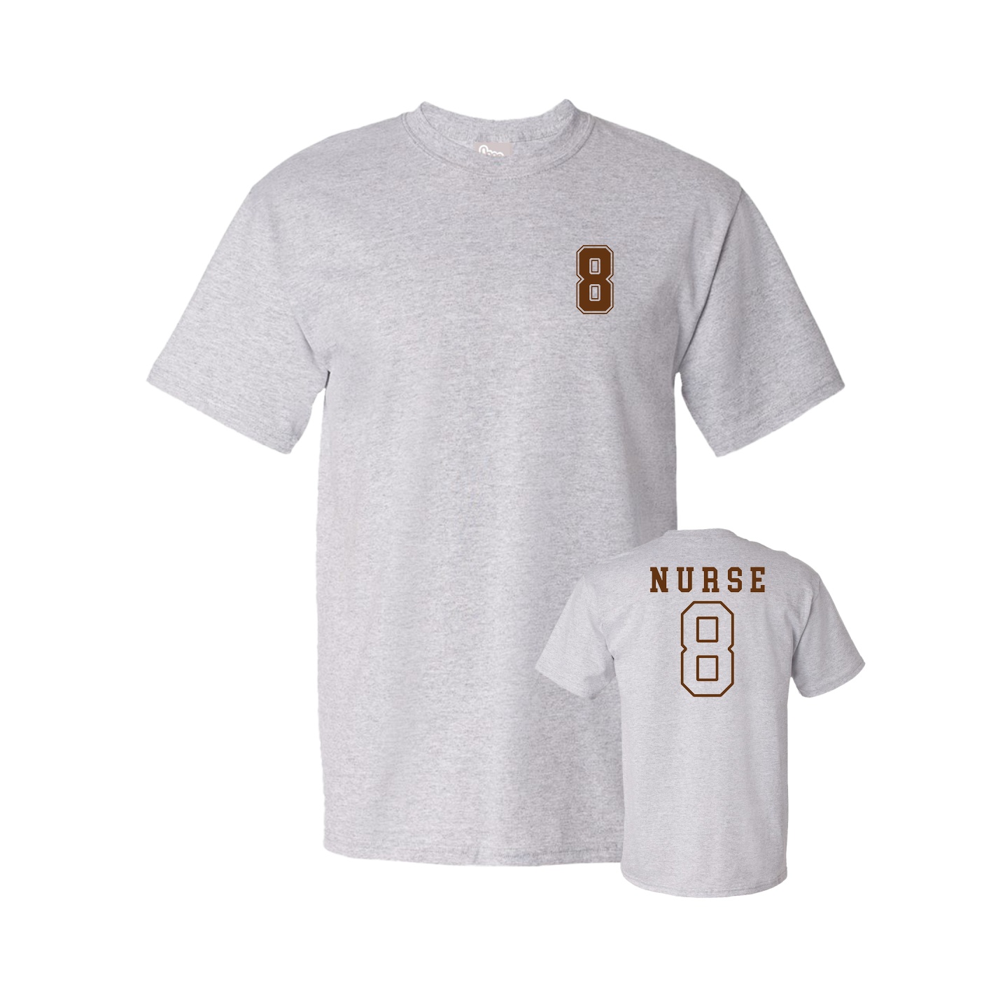 Tee — Chest Back in Grey