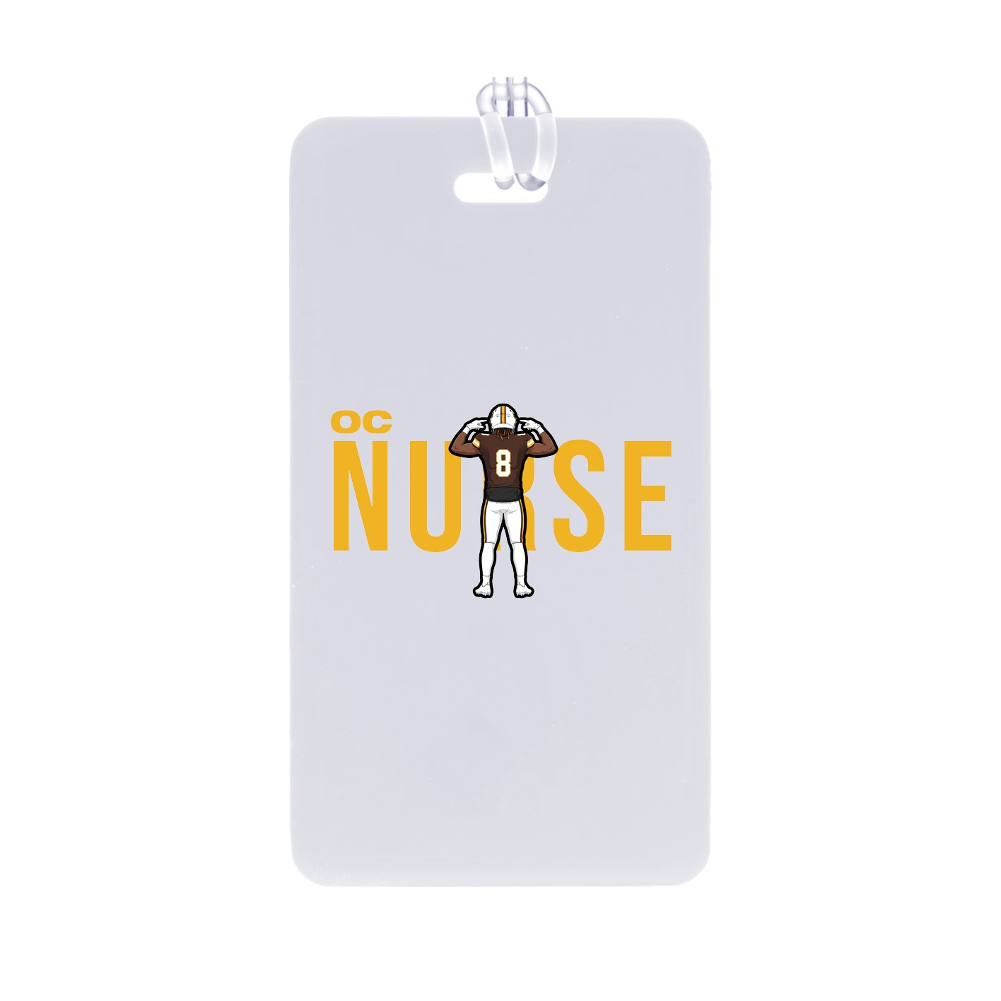 Bag Tag — Player Name in Classic