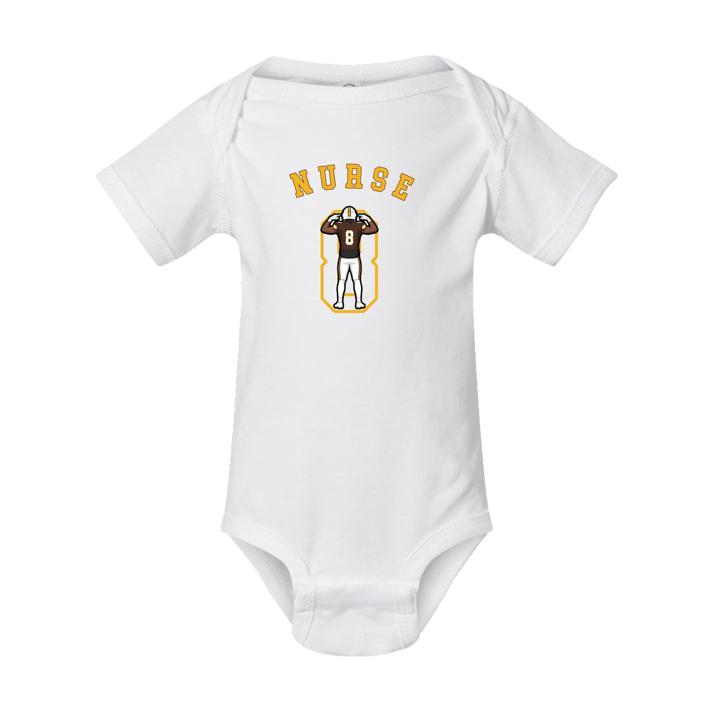 Baby Onesie — Shirsey Arch in White