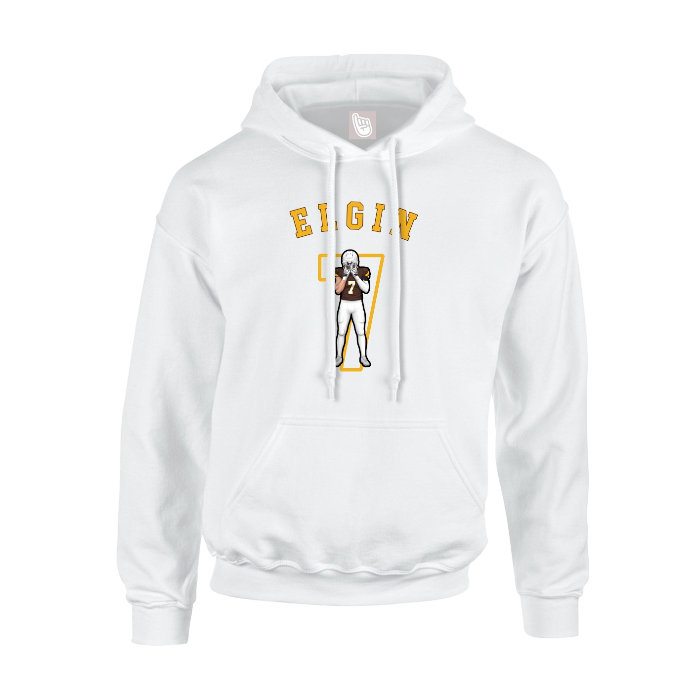 Hoodie — Shirsey Arch in White