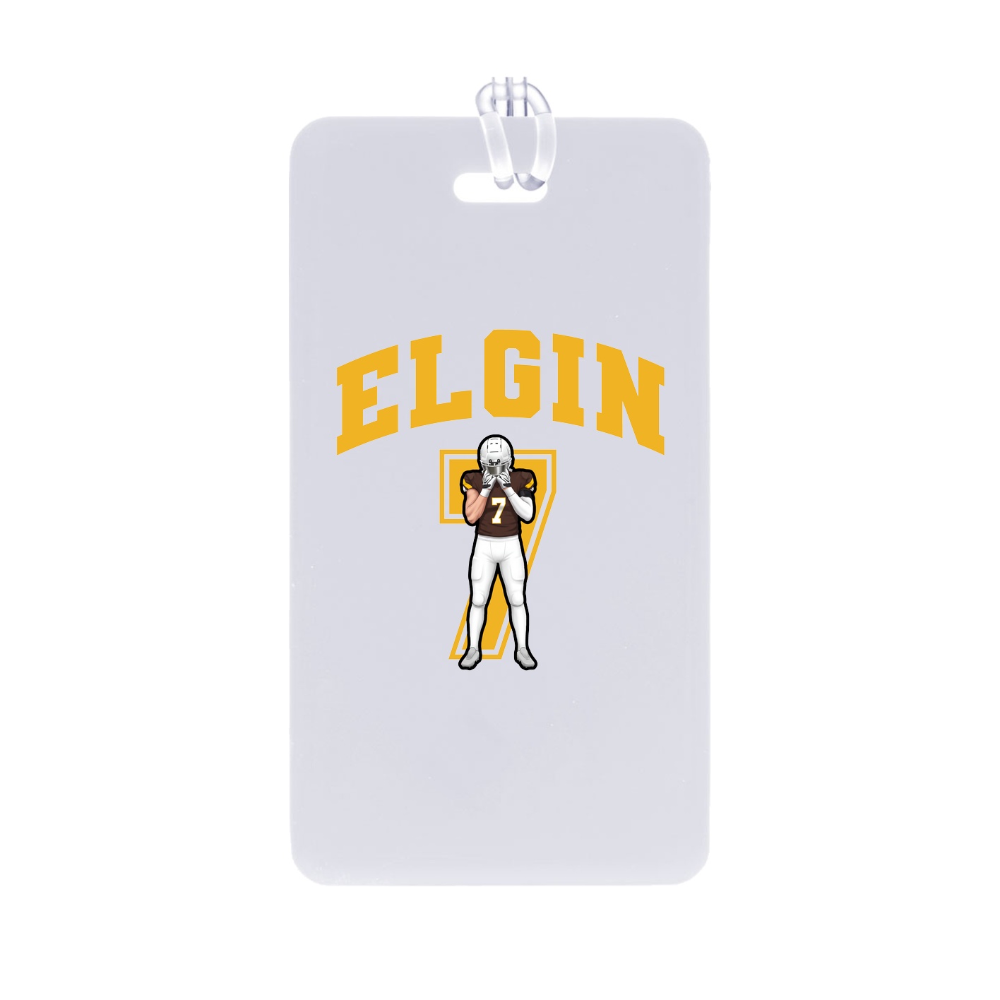 Bag Tag — Number in Classic