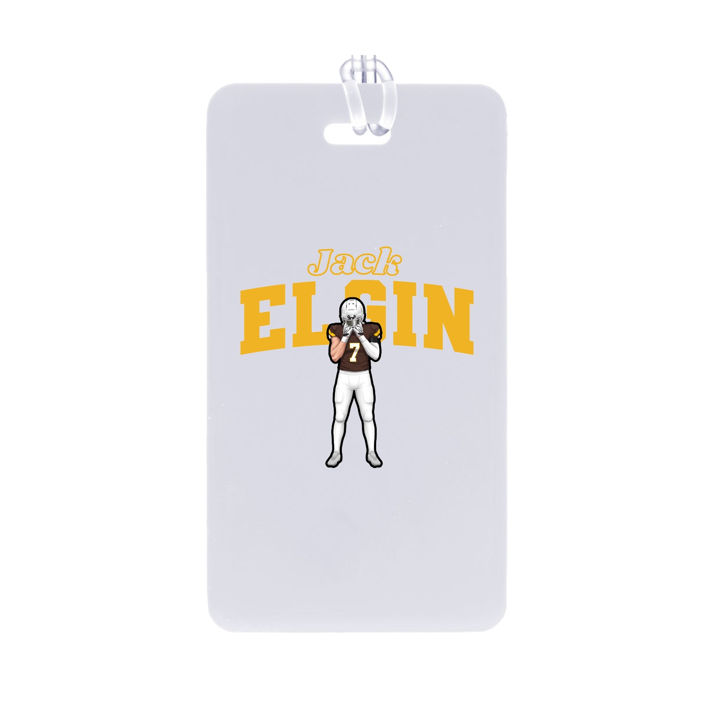 Bag Tag — Name Arch in Classic