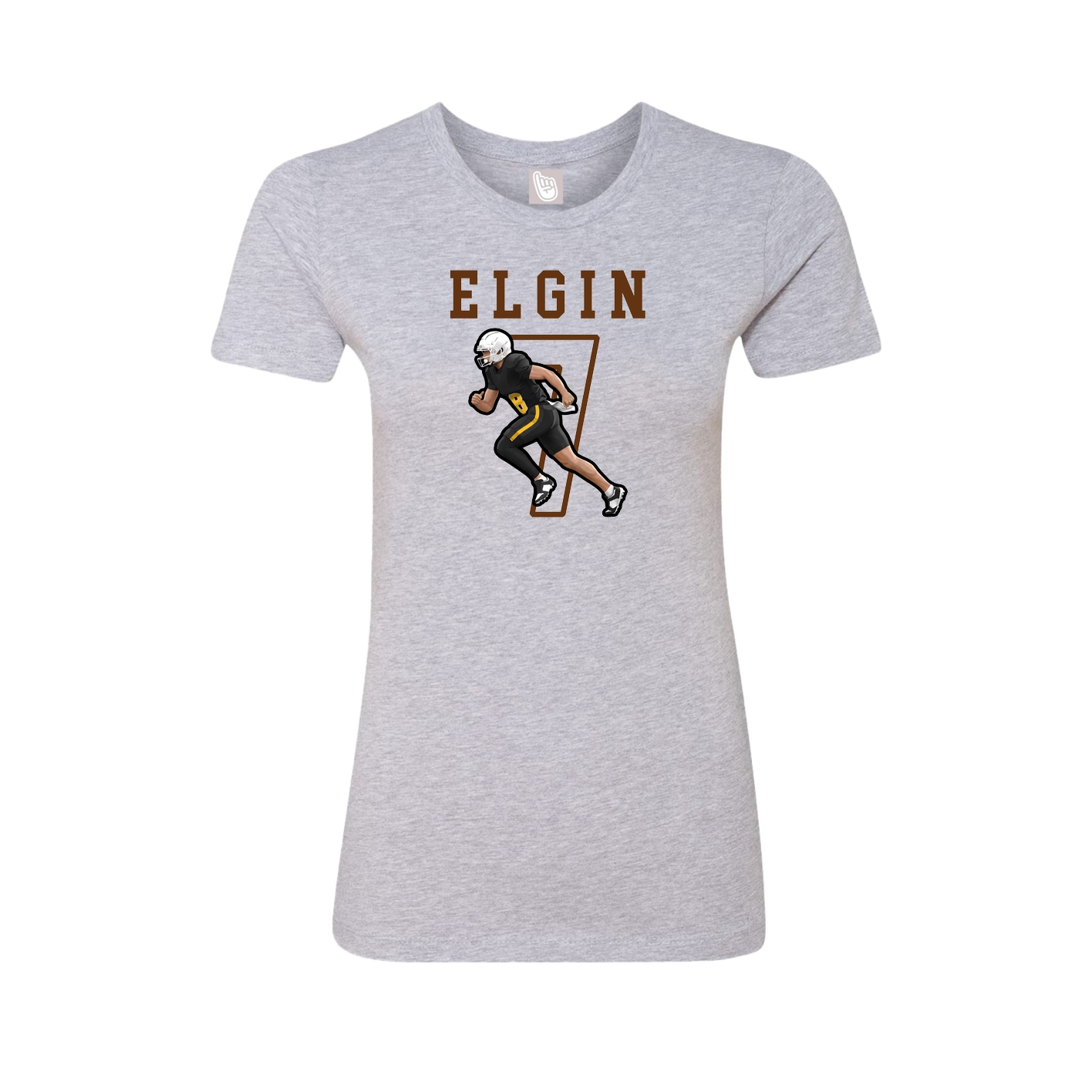 Fitted Women's Tee — Shirsey in Grey