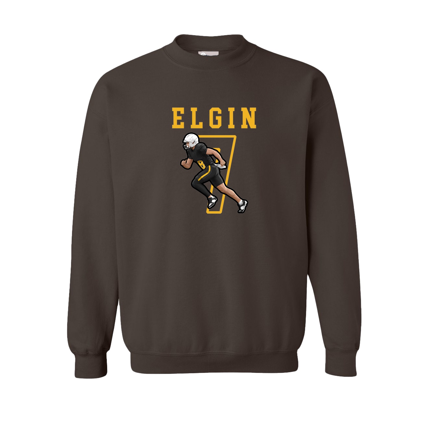 Fleece Crew — Shirsey in Brown