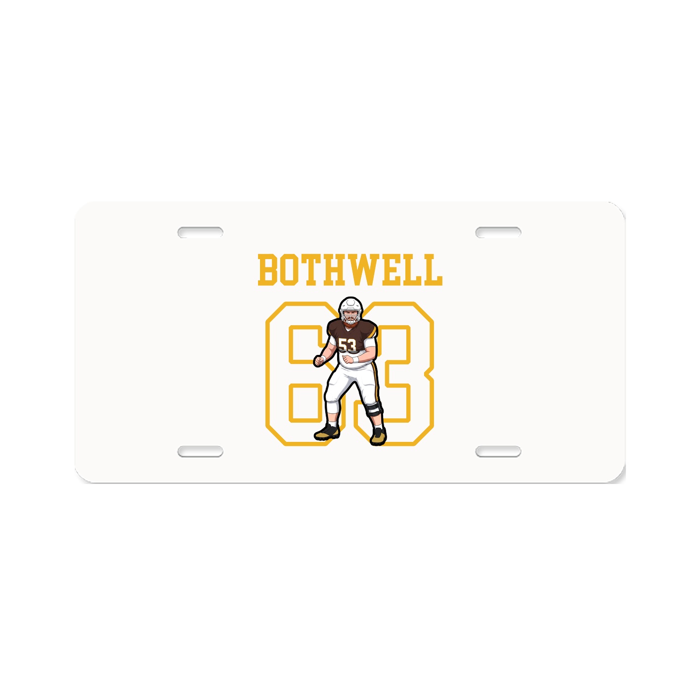 License Plate — Shirsey in Classic