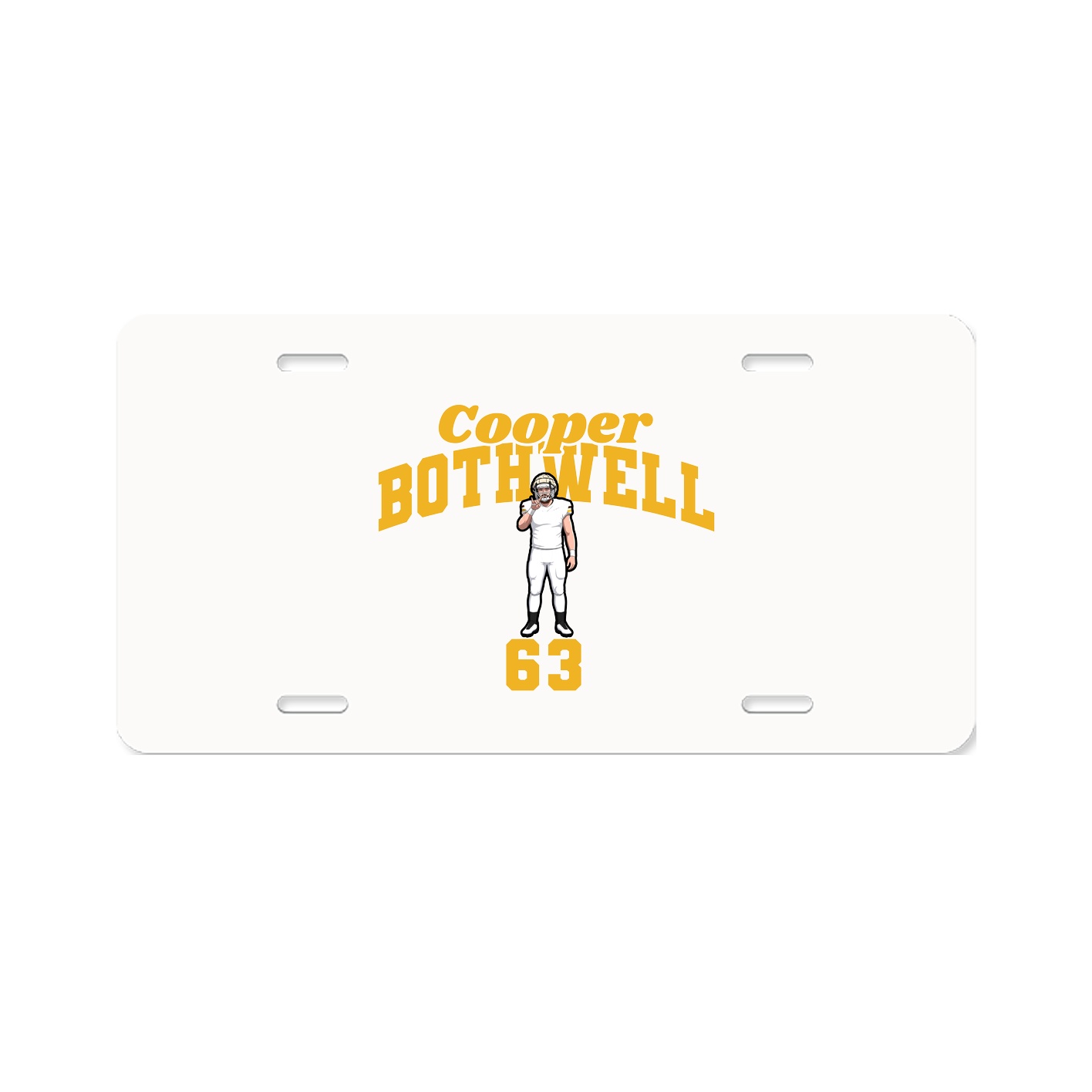 License Plate — Signature Arch in Classic