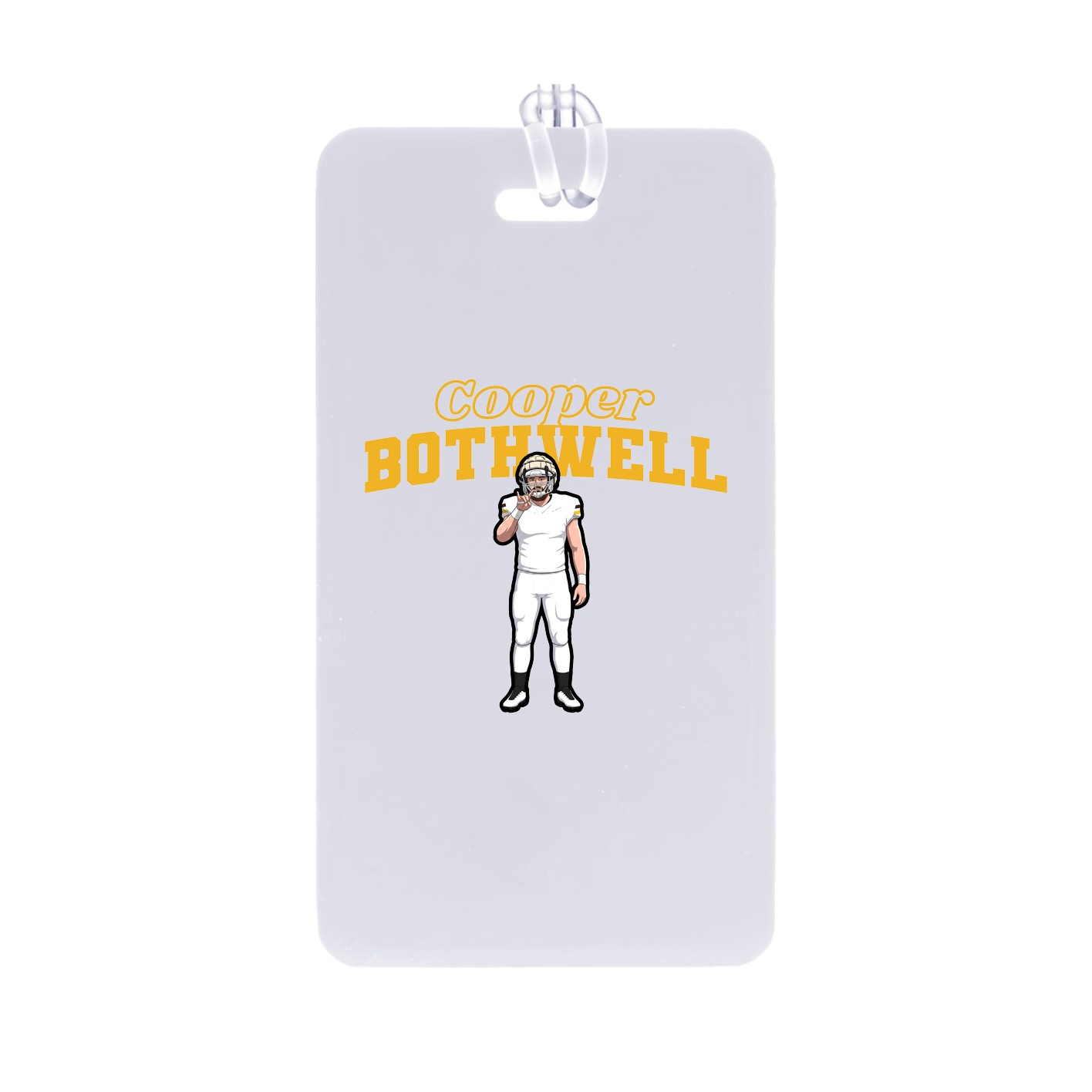 Bag Tag — Name Arch in Classic