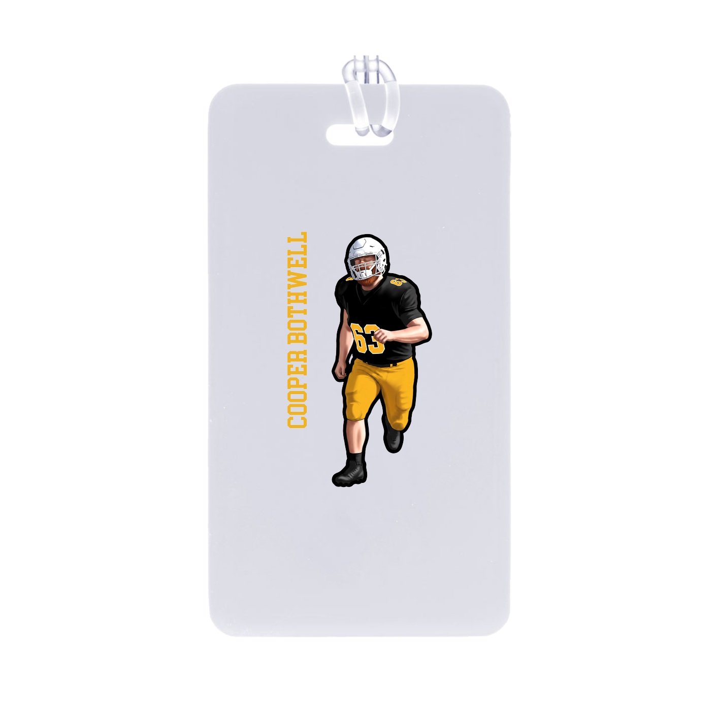 Bag Tag — Name Vertical in Classic