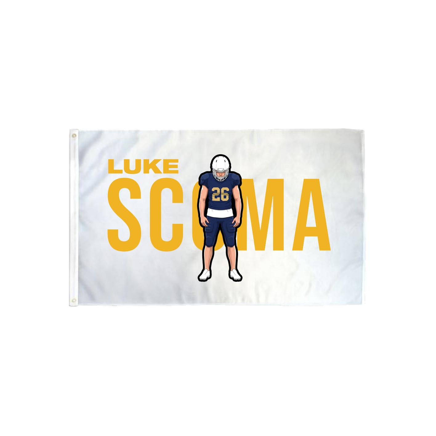 3x5 Flag — Player Name in Classic