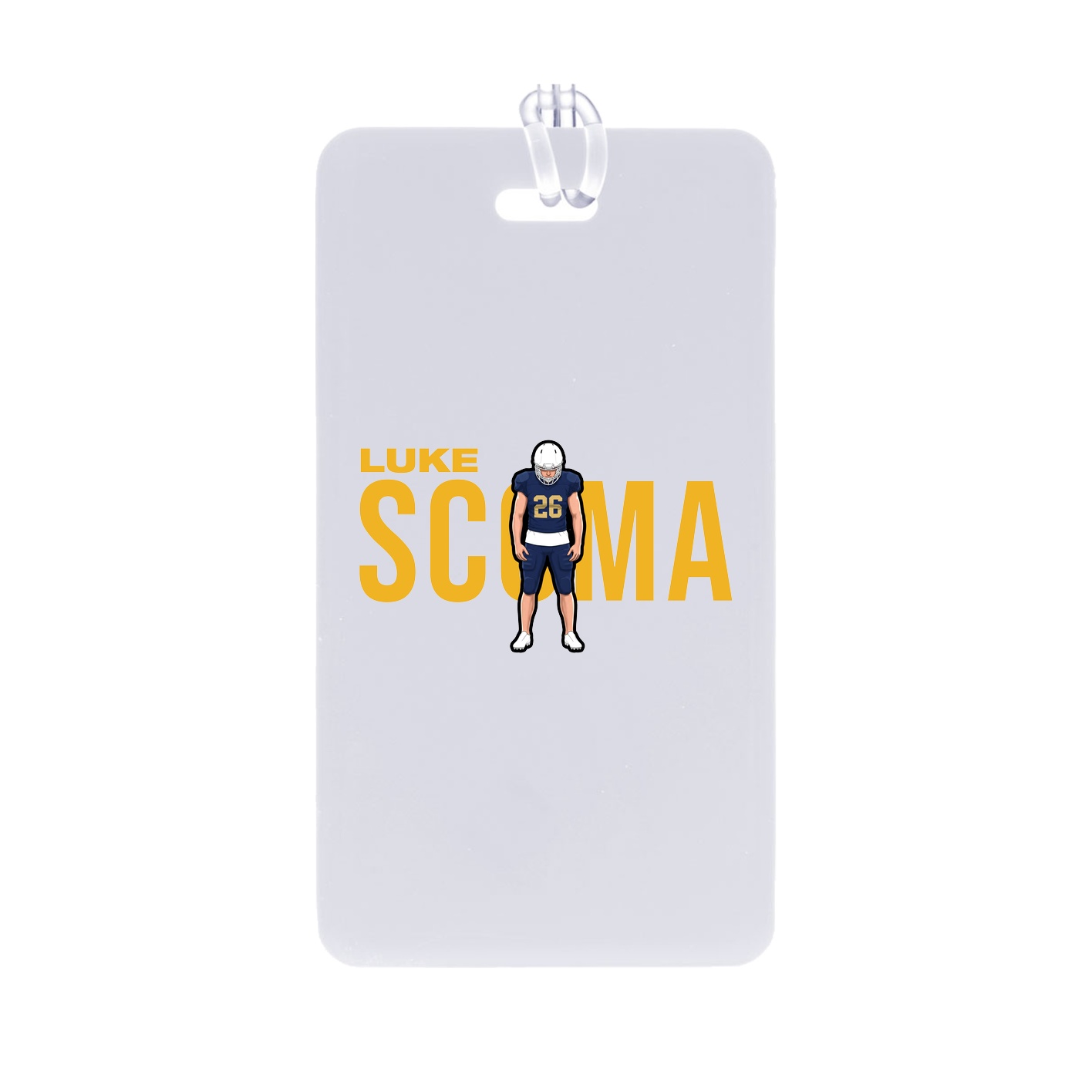 Bag Tag — Player Name in Classic