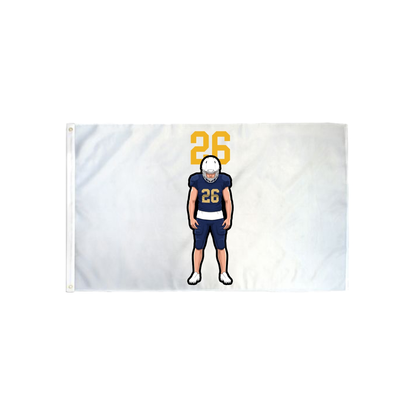 3x5 Flag — Number Top in Classic