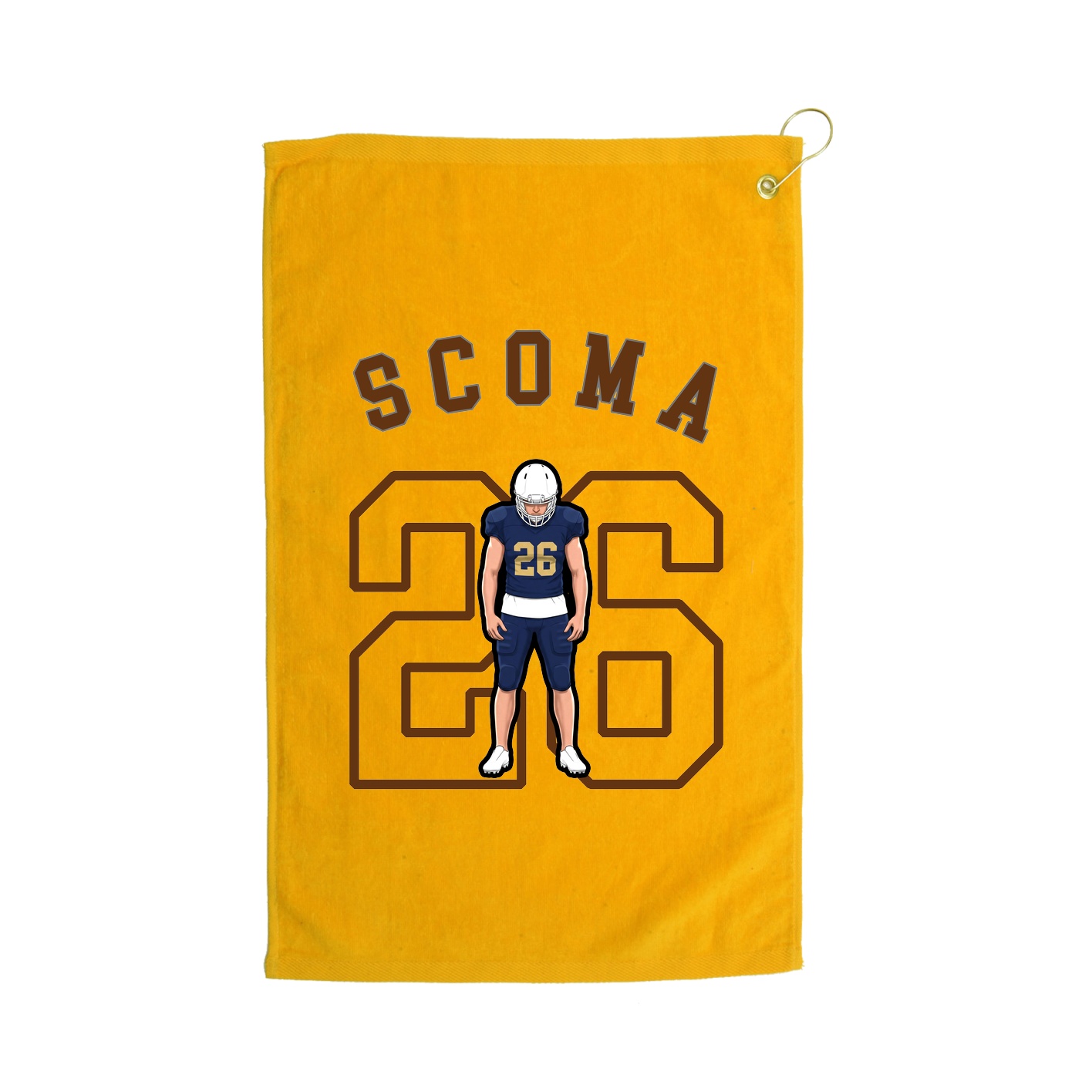 Golf Towel — Shirsey Arch in Gold