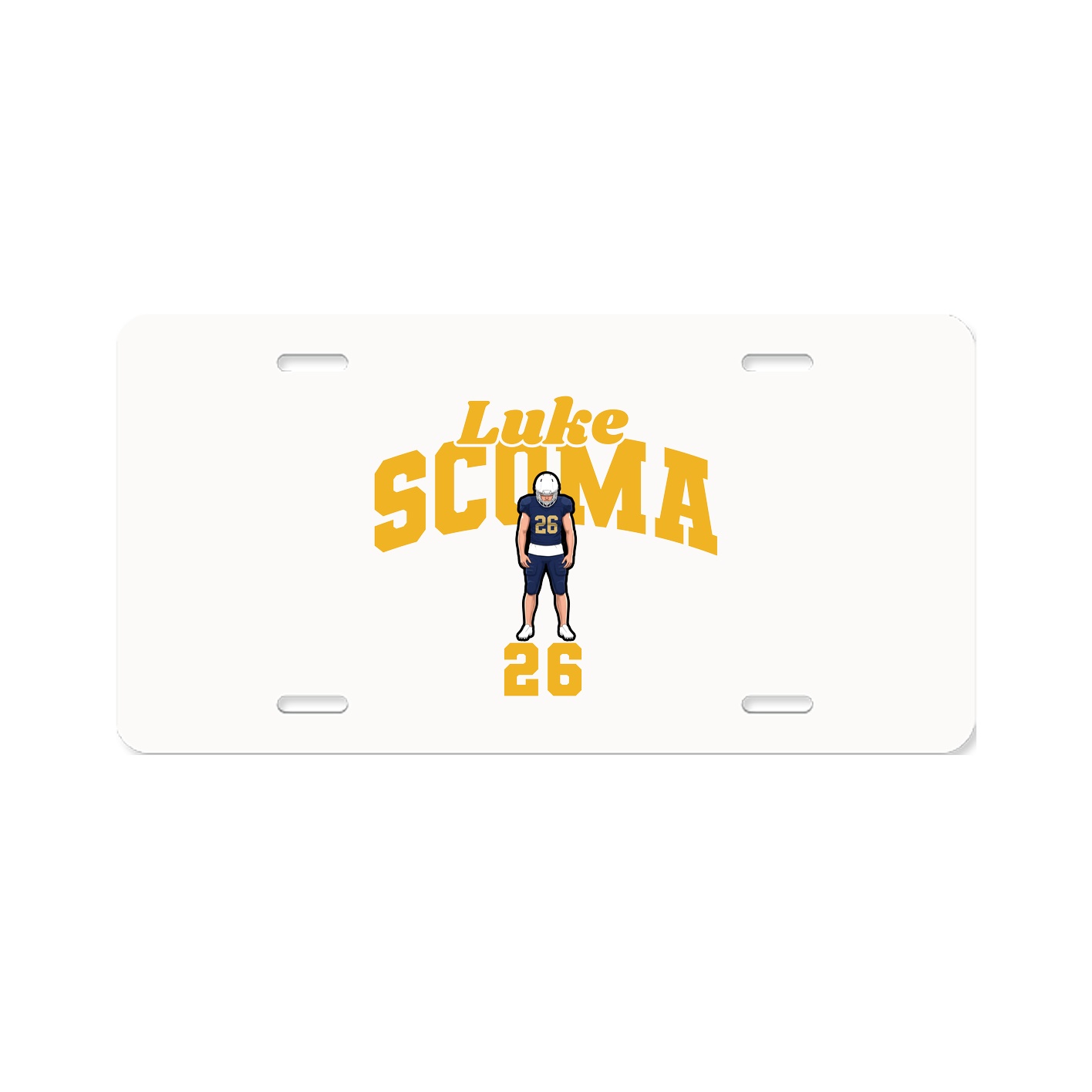 License Plate — Signature Arch in Classic