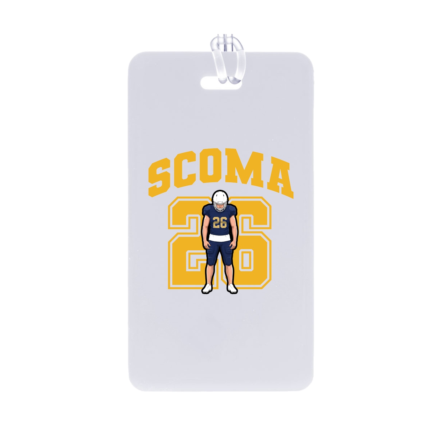 Bag Tag — Number in Classic