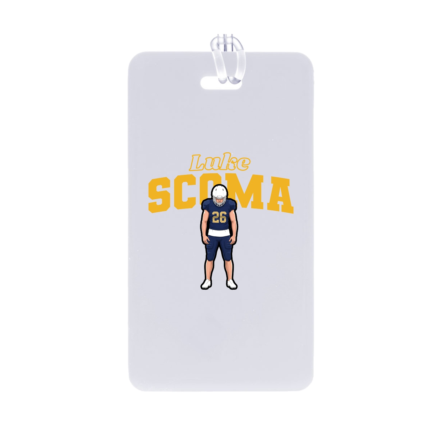 Bag Tag — Name Arch in Classic