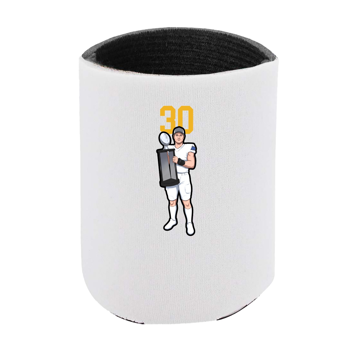 Can Holder — Number Top in White