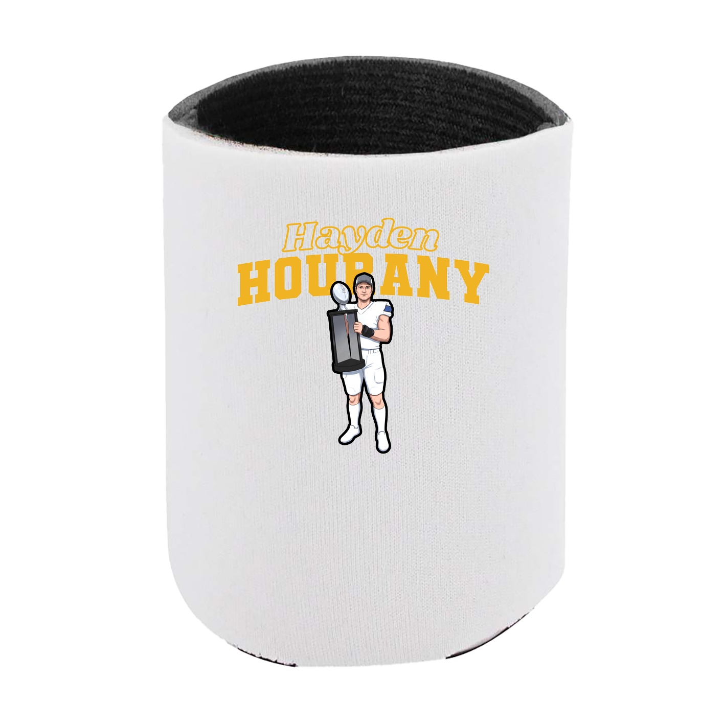 Can Holder — Name Arch in White