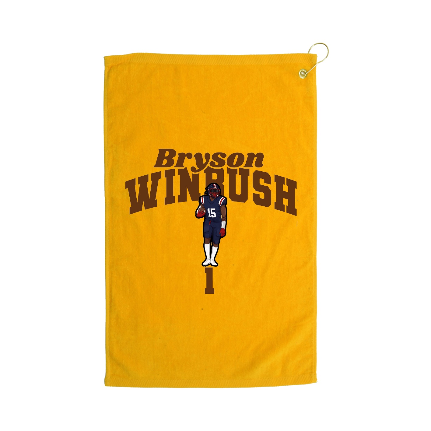 Golf Towel — Signature Arch in Gold
