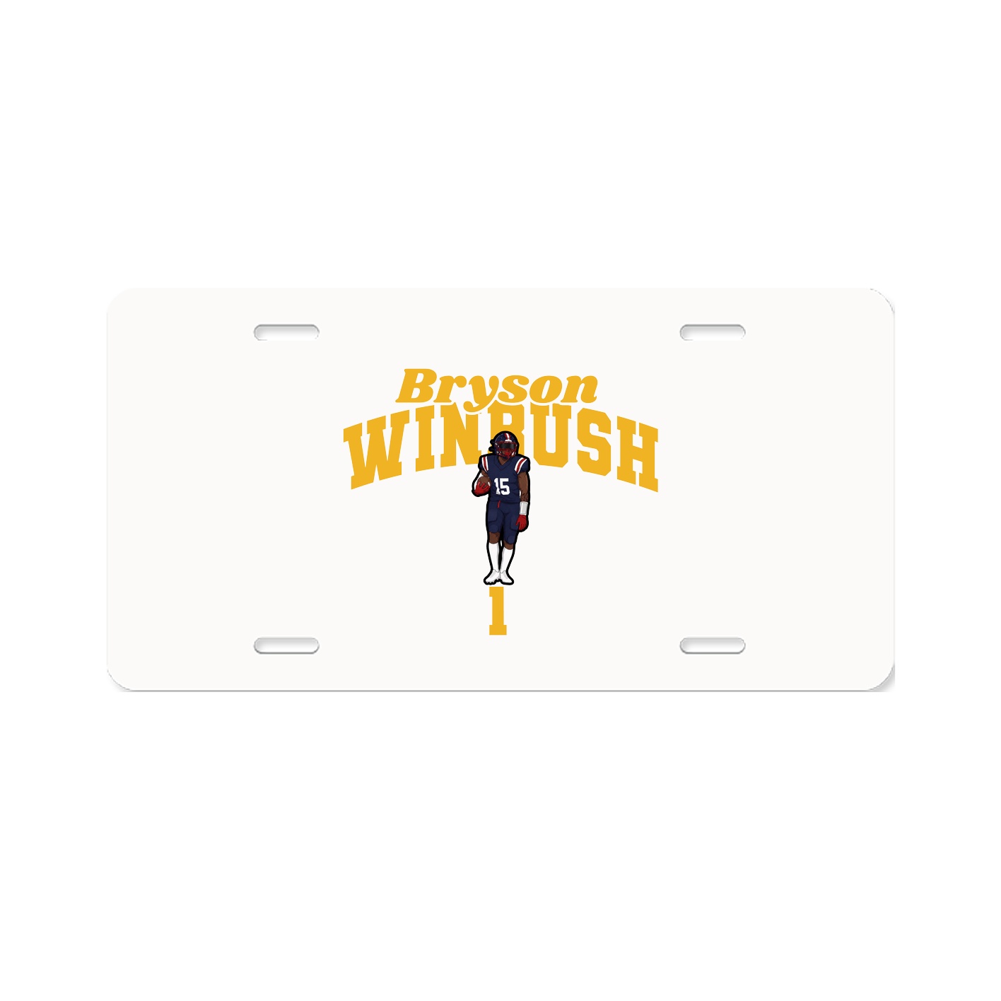 License Plate — Signature Arch in Classic