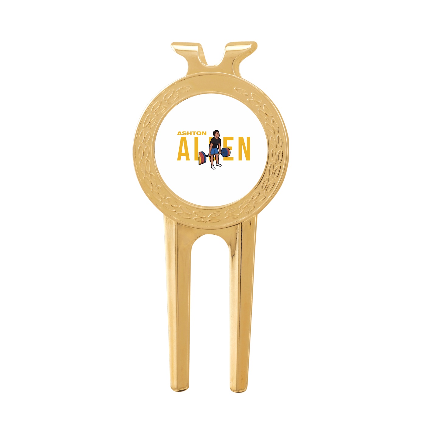 Divot Tool with Ball Marker — Player Name in Classic