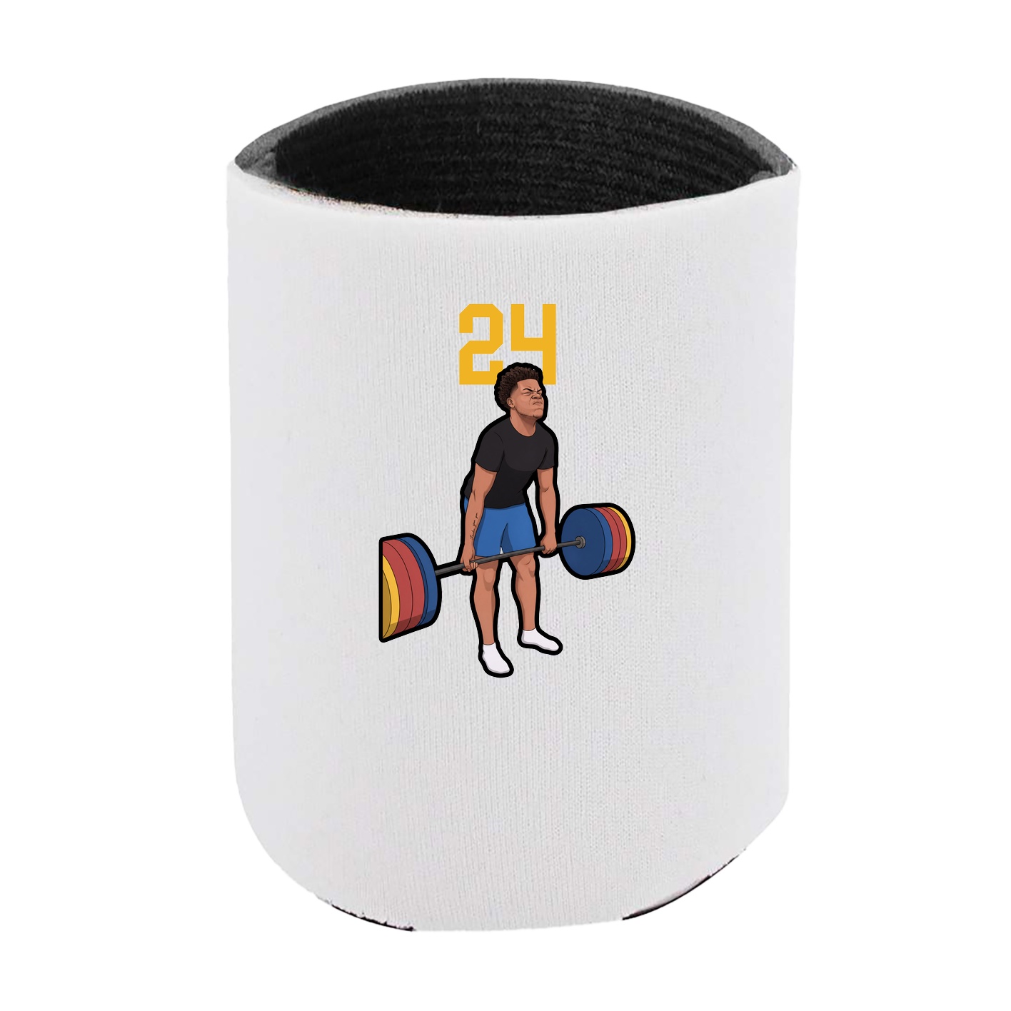Can Holder — Number Top in White