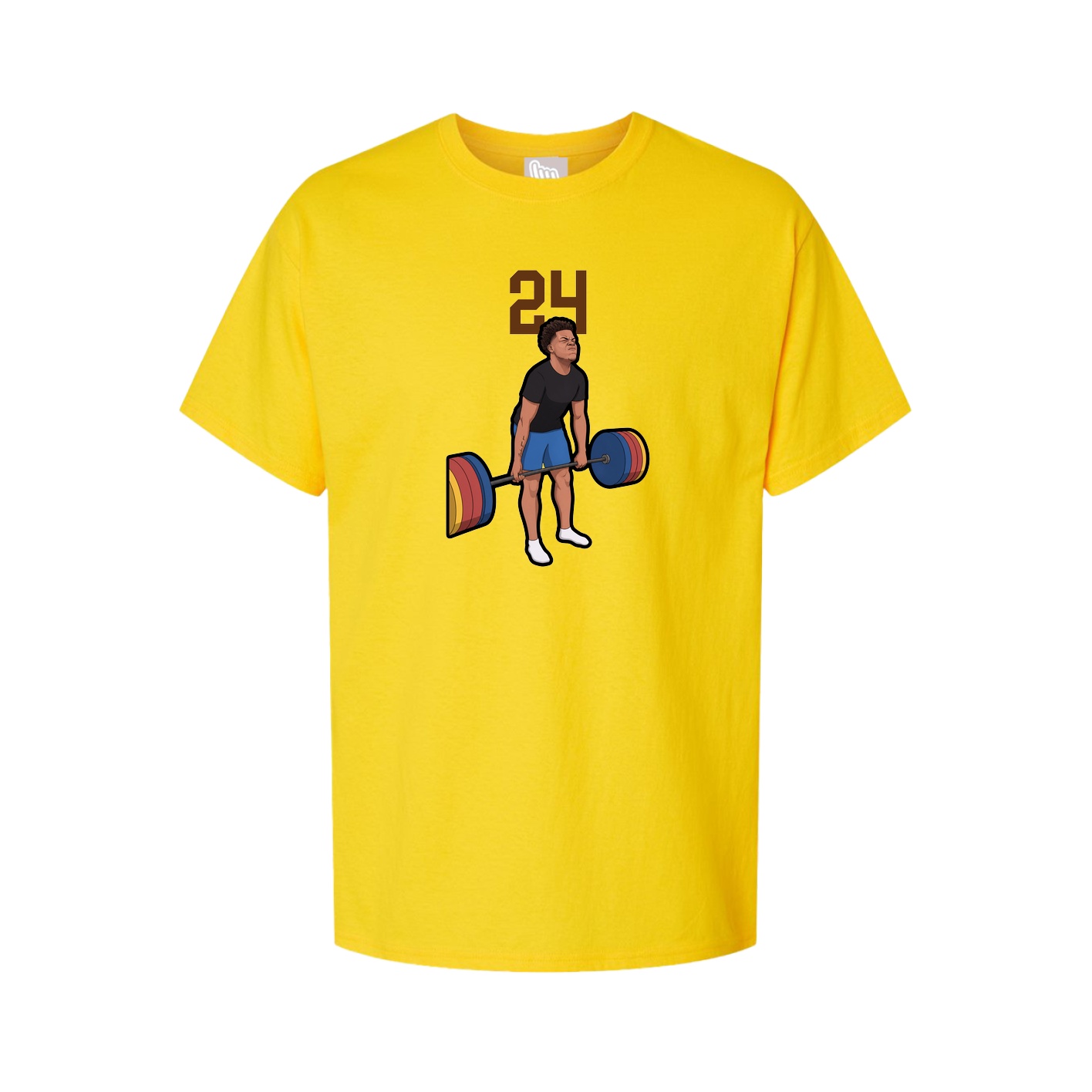 Tee — Number Top in Gold