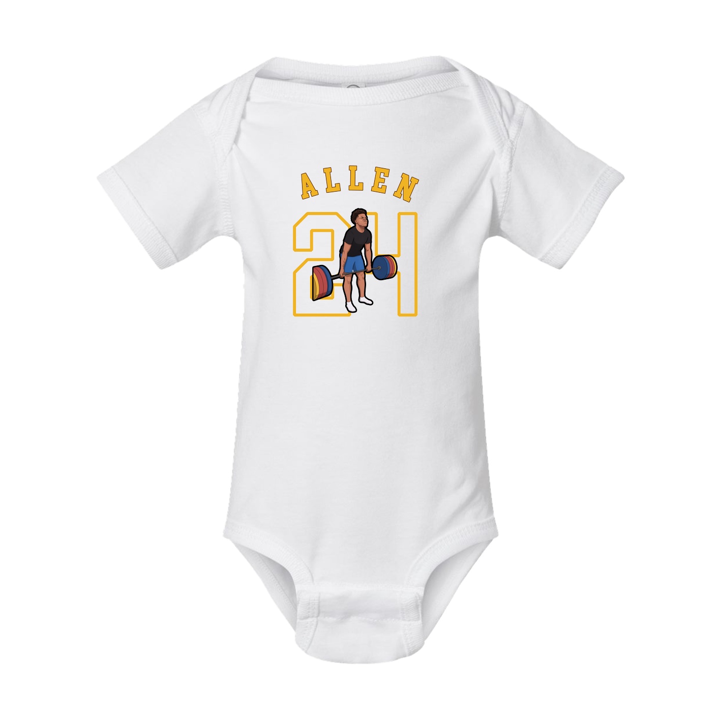 Baby Onesie — Shirsey Arch in White