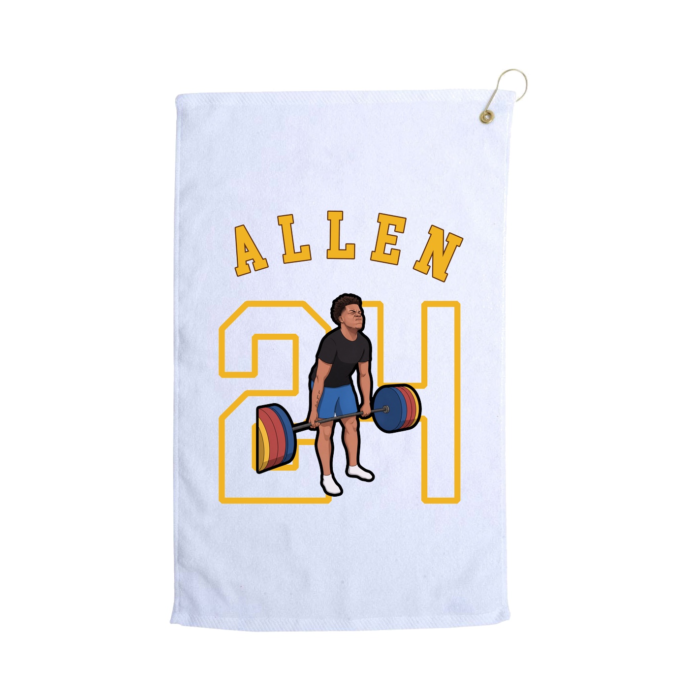 Golf Towel — Shirsey Arch in White