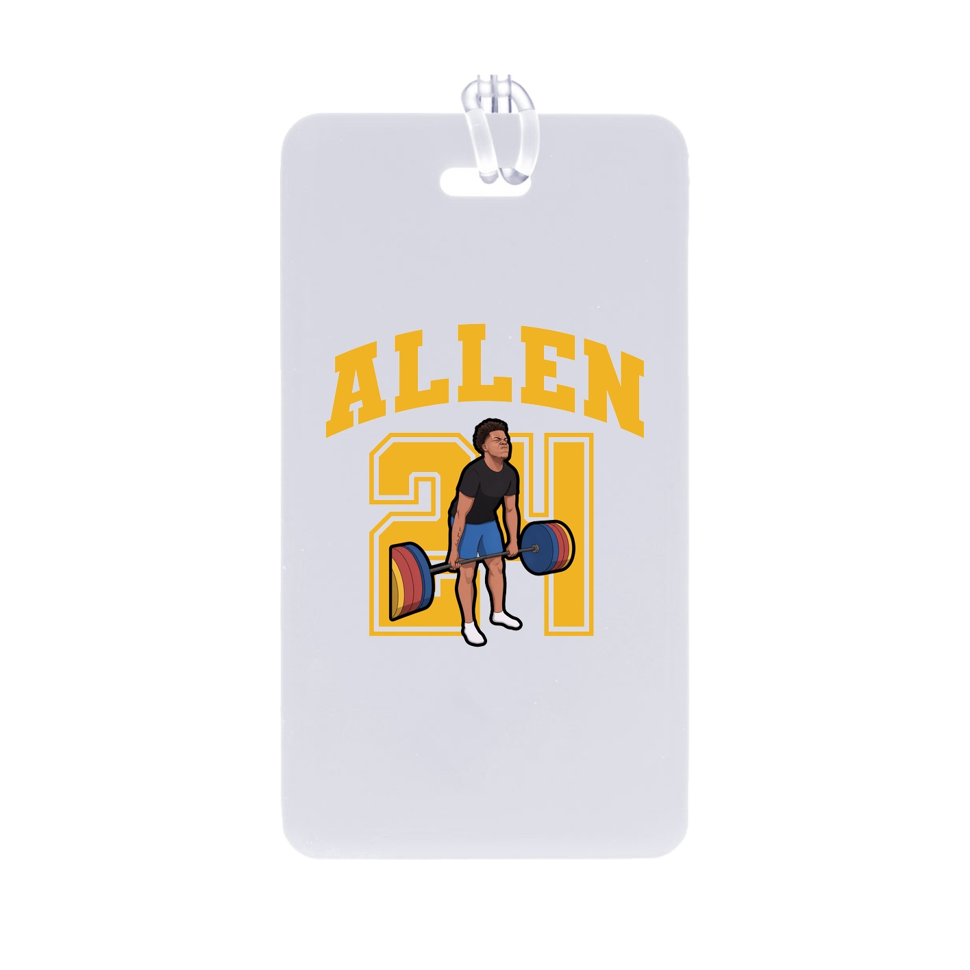 Bag Tag — Number in Classic