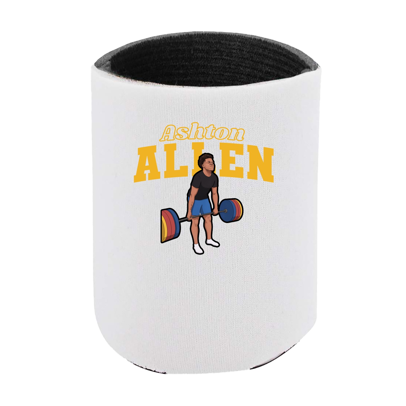 Can Holder — Name Arch in White