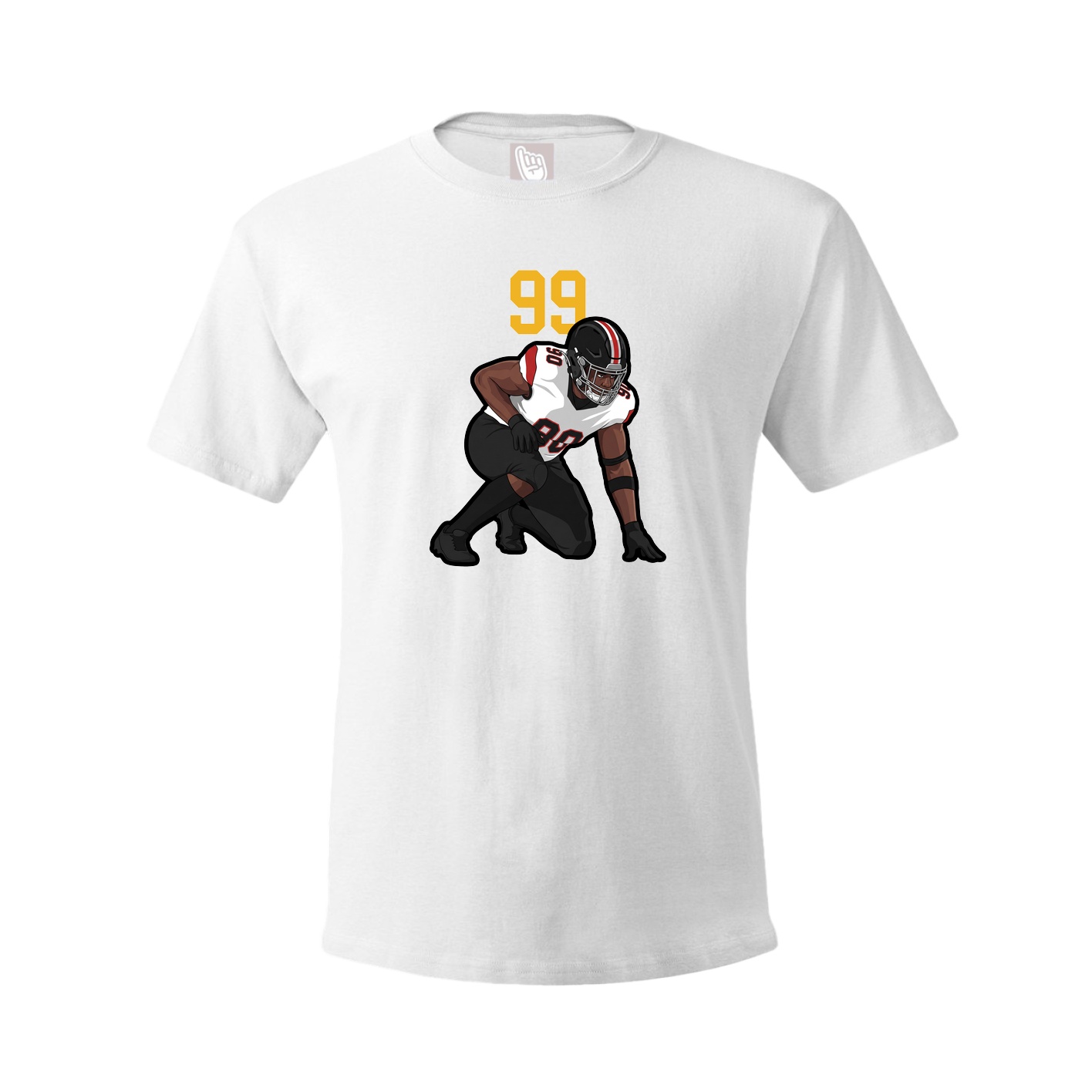 Tee — Number Top in White