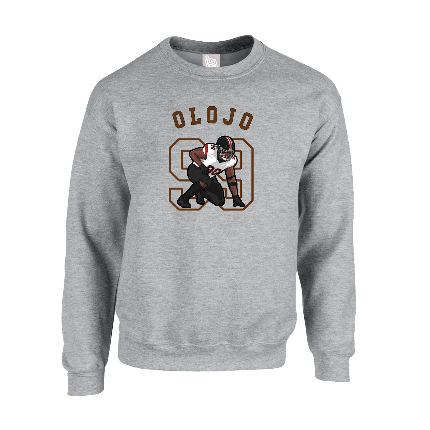 Fleece Crew — Shirsey Arch in Grey
