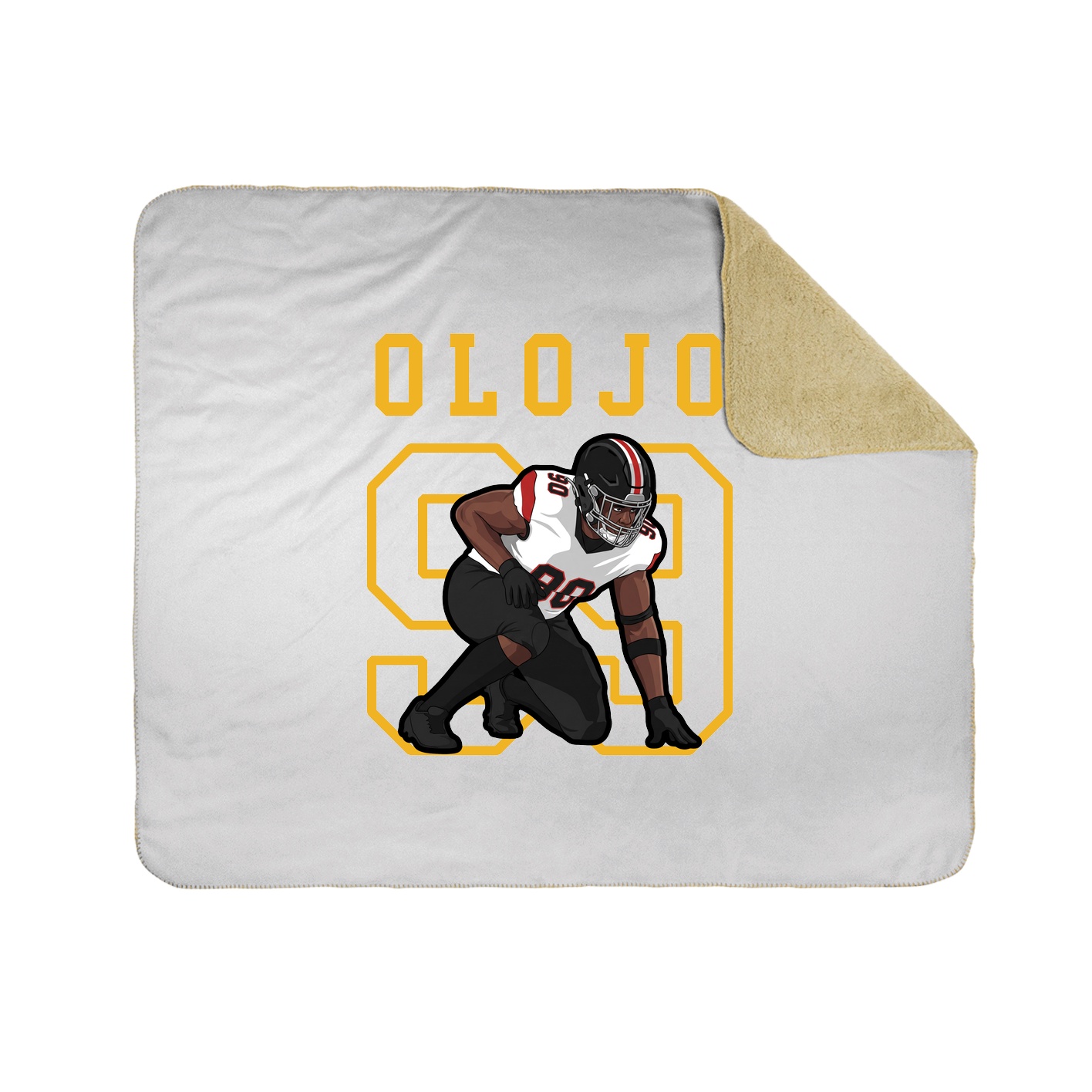 Throw Blanket — Shirsey in White