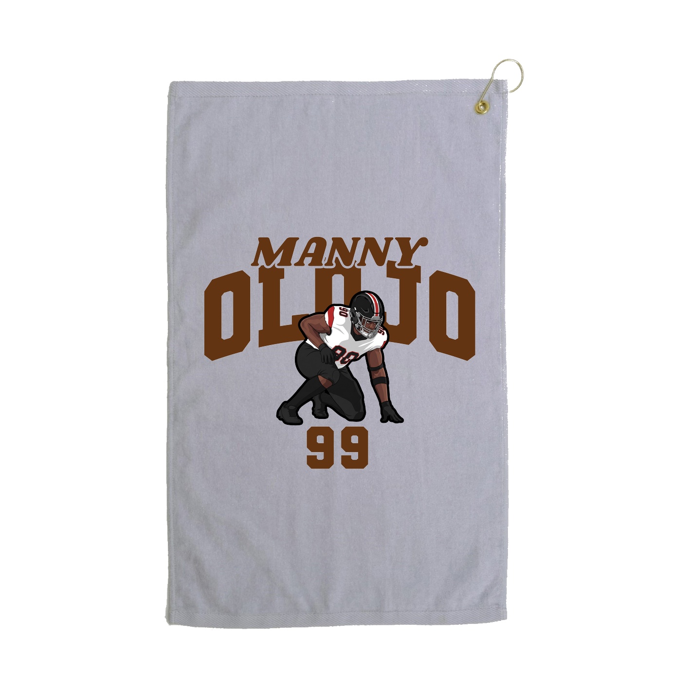 Golf Towel — Signature Arch in Grey