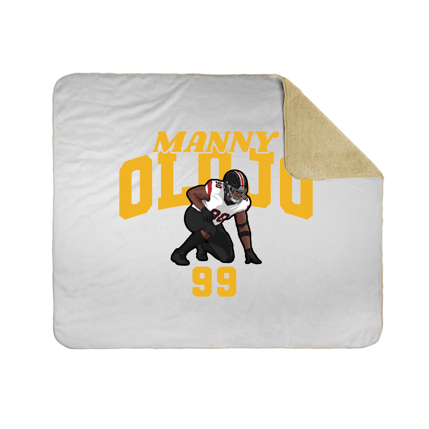 Throw Blanket — Signature Arch in White