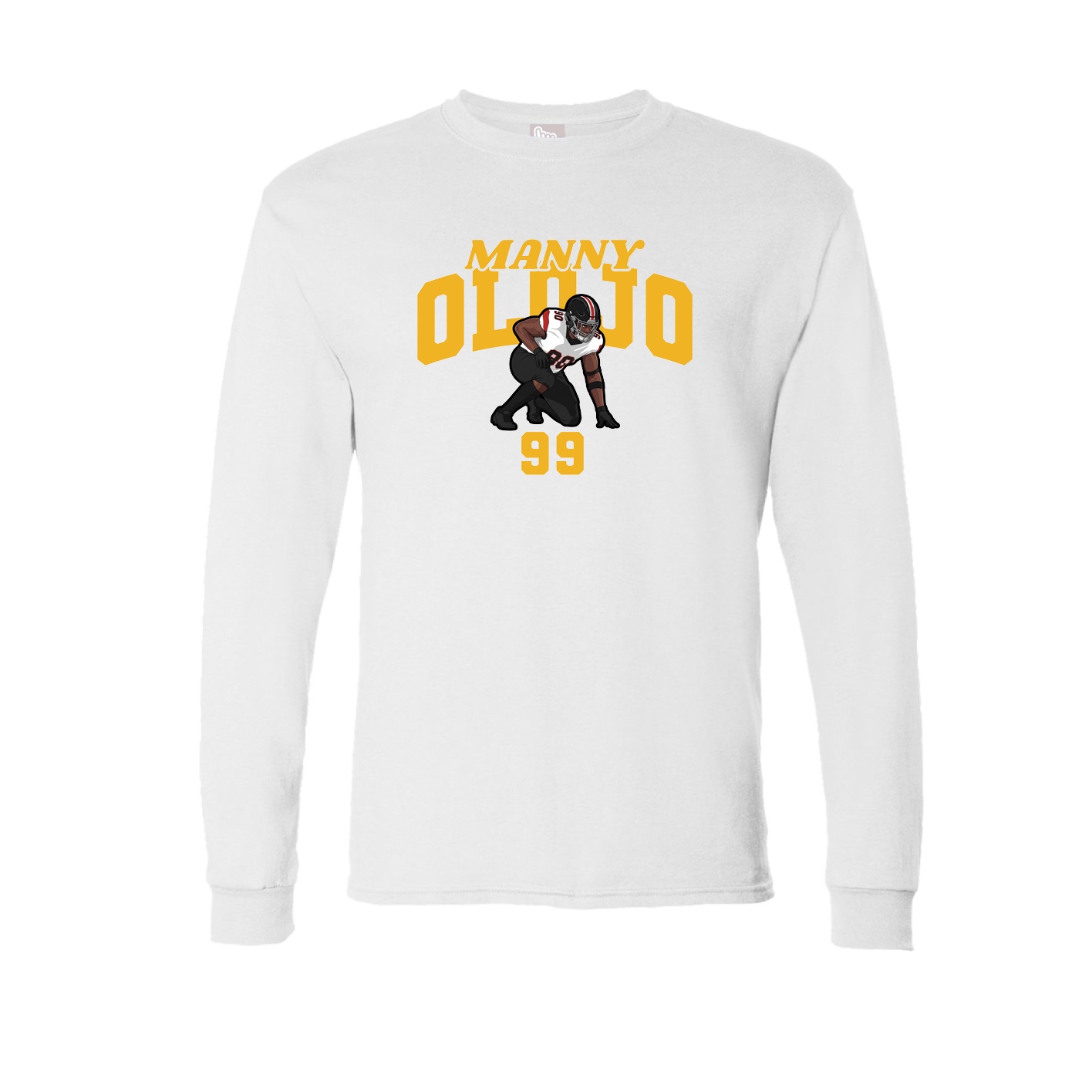 Long Sleeve Tee — Signature Arch in White
