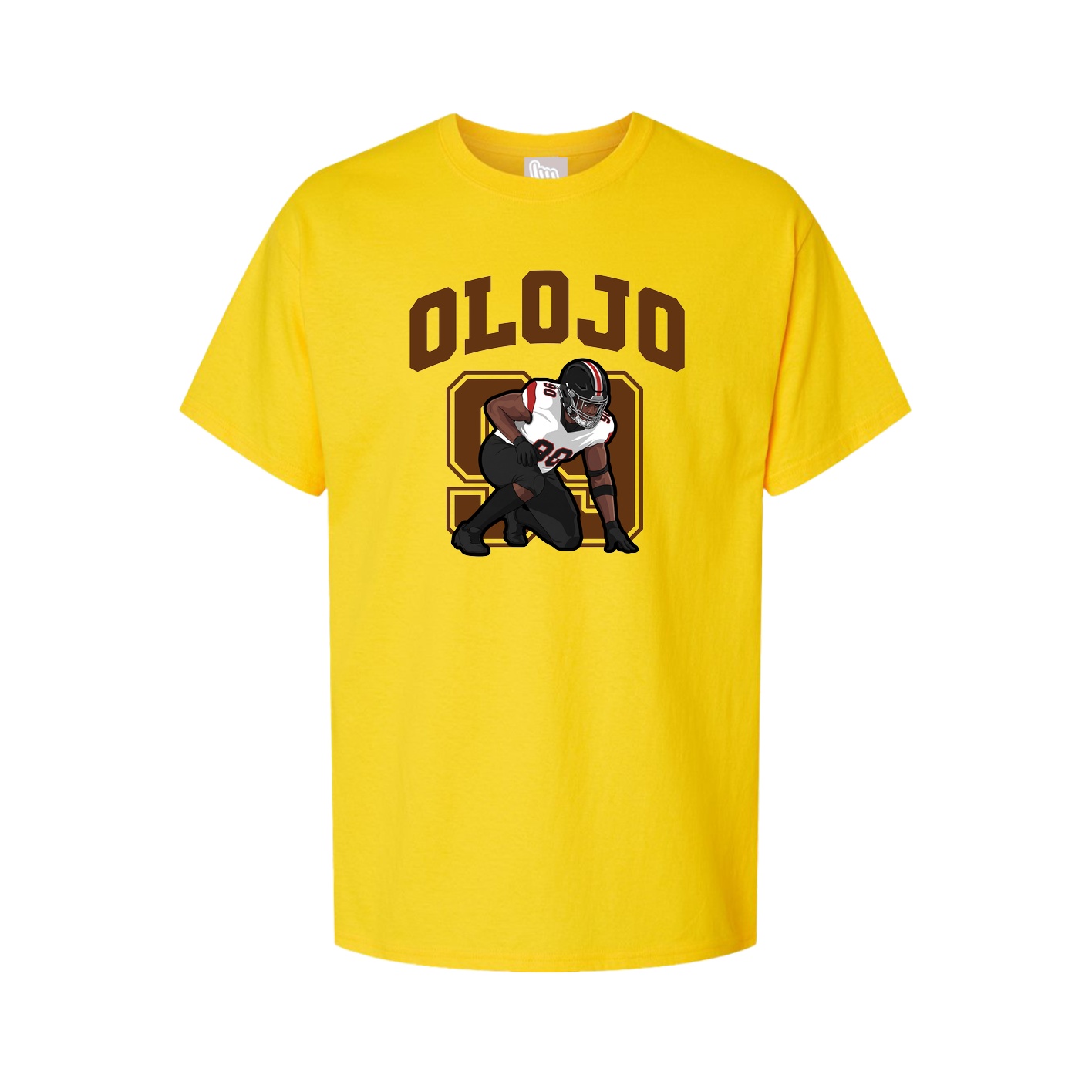 Youth Tee — Number in Gold
