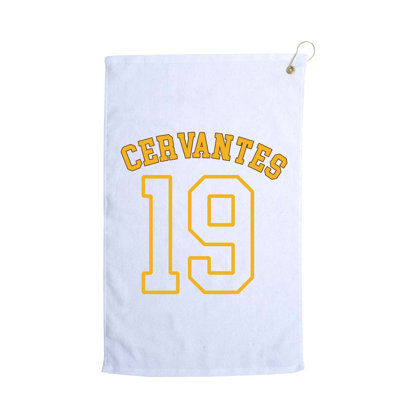 Golf Towel — Shirsey Arch in White