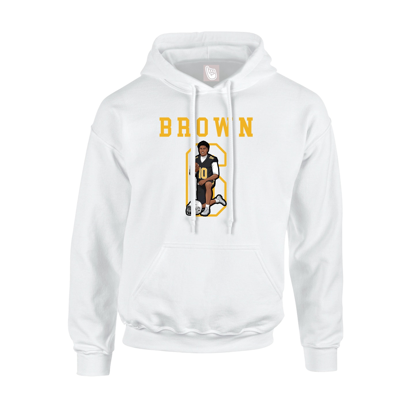 Hoodie — Shirsey in White