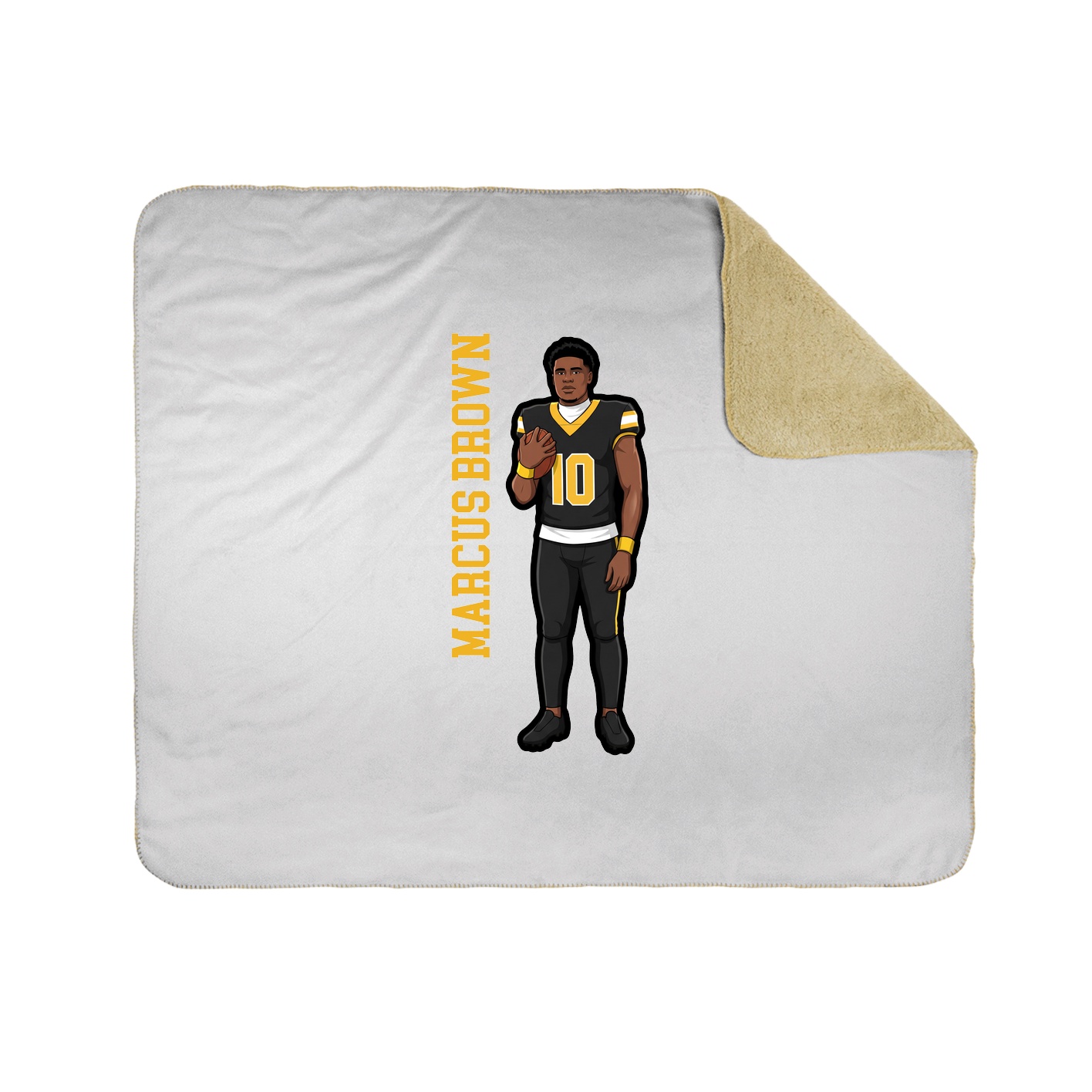 50x60 Sherpa Lined Throw Blanket